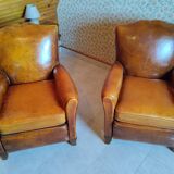 Pair of club chairs