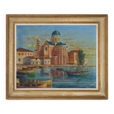 G. eckert huile sur toile « paysage