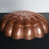Copper cake mold shell 32 x 31 cm