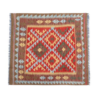 Tapis géométrique Kilim 95x100cm