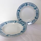 3 vintage CM&C Massena model soup plates
