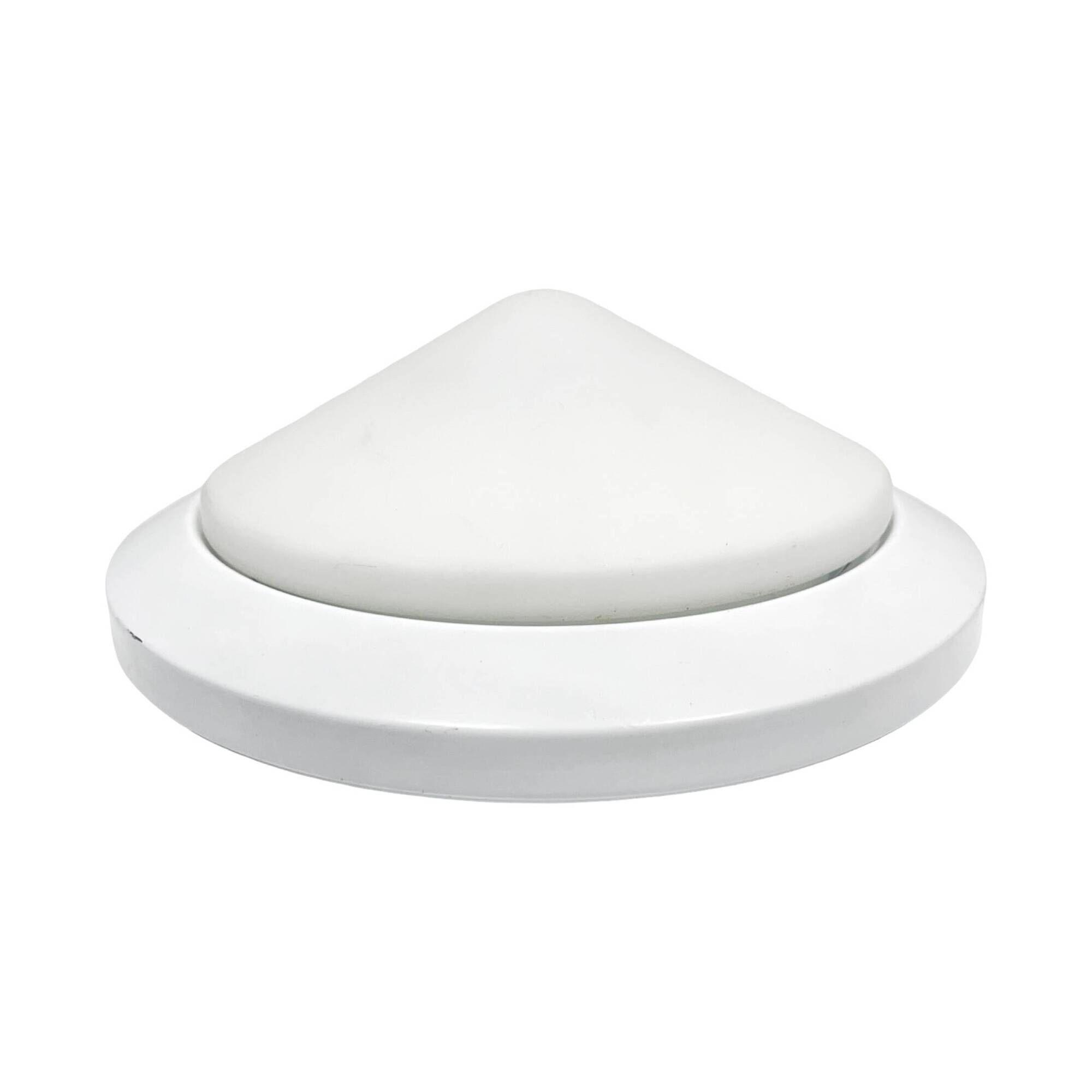 1980s Bahag round ceiling light made of glass and metal