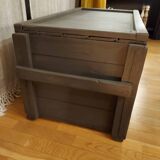 Large solid wood chest