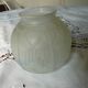 Glass ball vase press mold art deco period