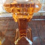 Glass candlestick