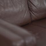 Set of 2 scandinavian leather sofas, 1970ss