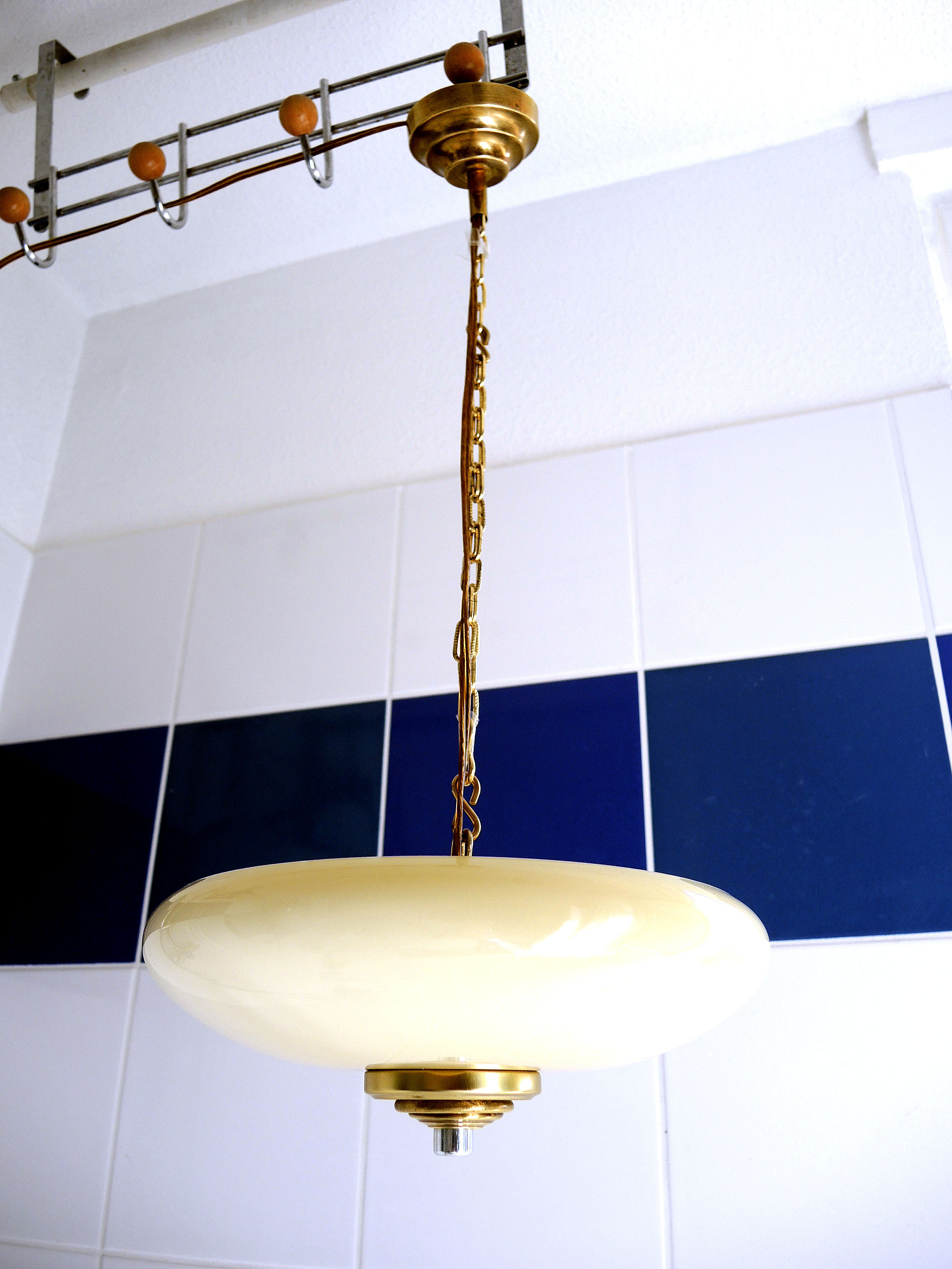 Hanging lamp opaline 24