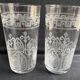 St. Louis - Beer serving party (1) - Art Nouveau - Blown and engraved crystal