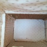 Wicker storage basket