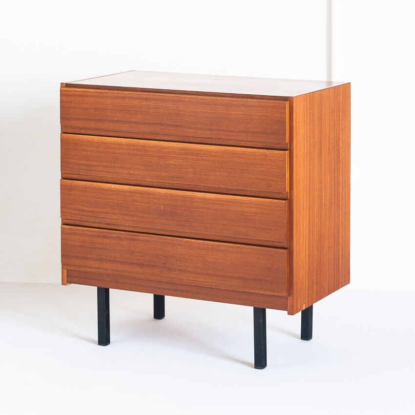 Commode en teck de style vintage