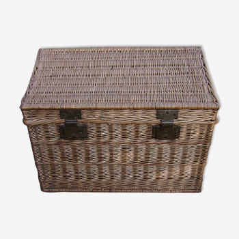 Old trunk rattan wicker