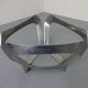 Glass Coffee Table by Knut Hesterberg for Ronald Schmitt, 1960s
