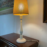 Lampe vintage en bois années 1980