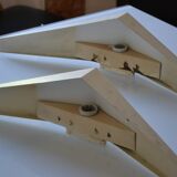 Pair of modernist reconstruction wall lamps