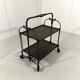 Brutalist wrought iron folding serving trolley 1960’s