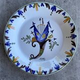 Decorative earthenware plate 1793