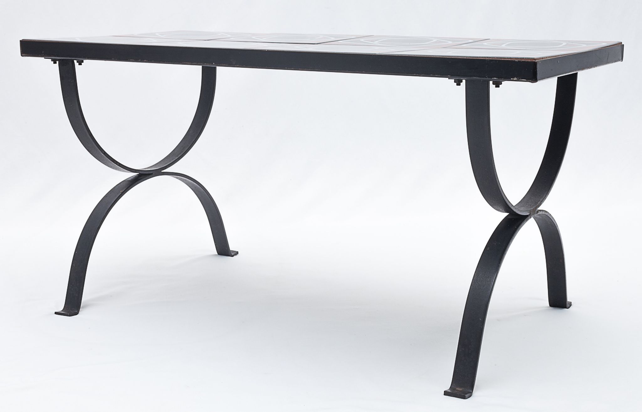 Wrought iron coffee table