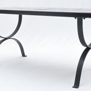 Wrought iron coffee table