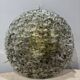 Kaiser Leuchten Murano ice glass flush mount lamp, 40 cm, 1970s