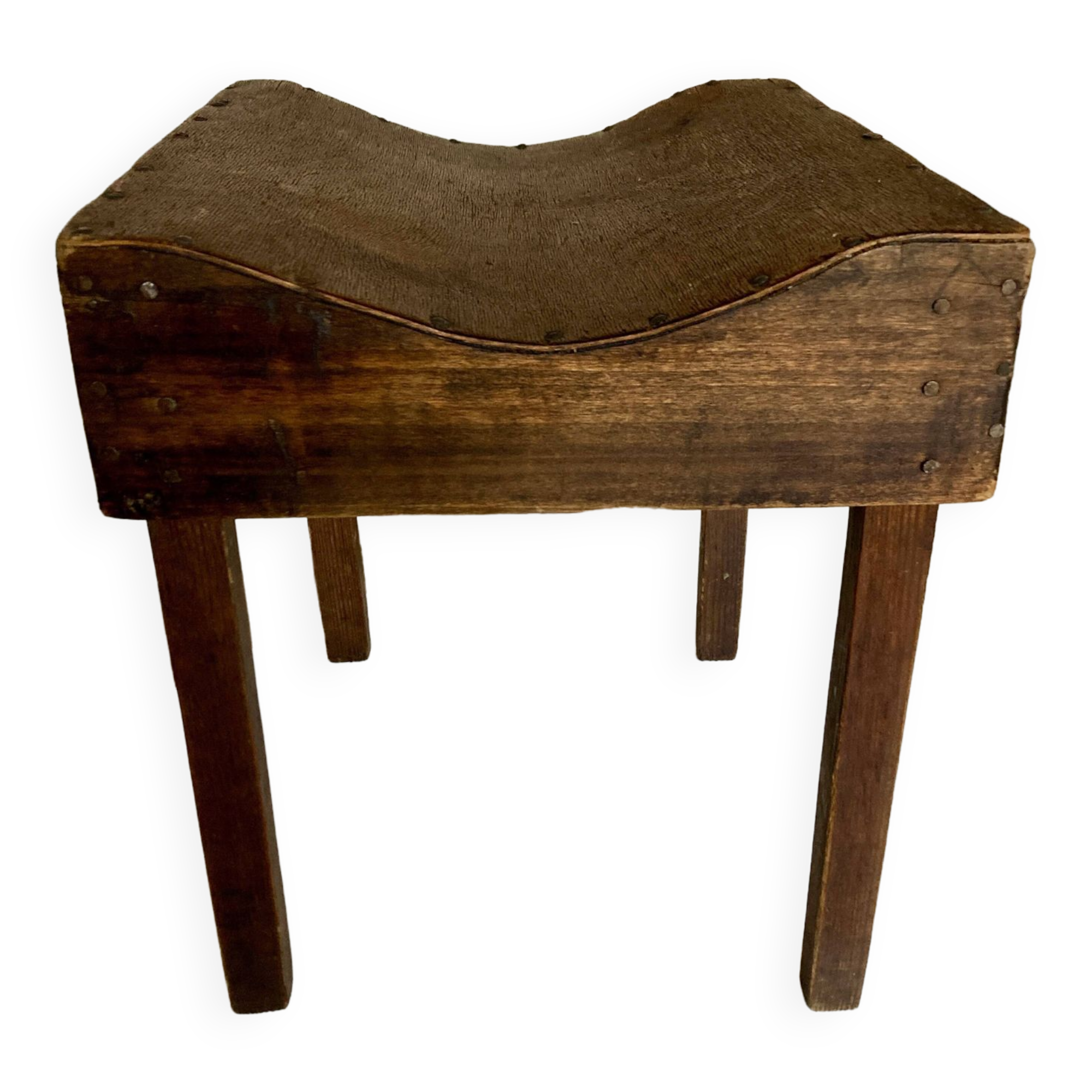 Curved Plywood stool popular art 1950