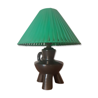 Ceramic tripod lamp from the 50s to the 60s