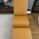 Luxury saddle leather lounge chair