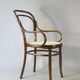Fauteuil bistrot canné N°14 , par Hofmann 1895, Art nouveau .