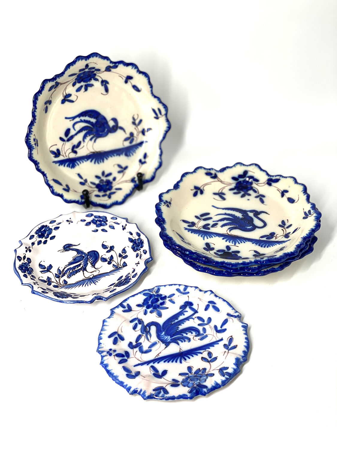 Earthenware plates Martres Tolosane Faïencerie Jodra