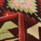 7x9 Modern Geometric Kilim Rug, 202x291Cm