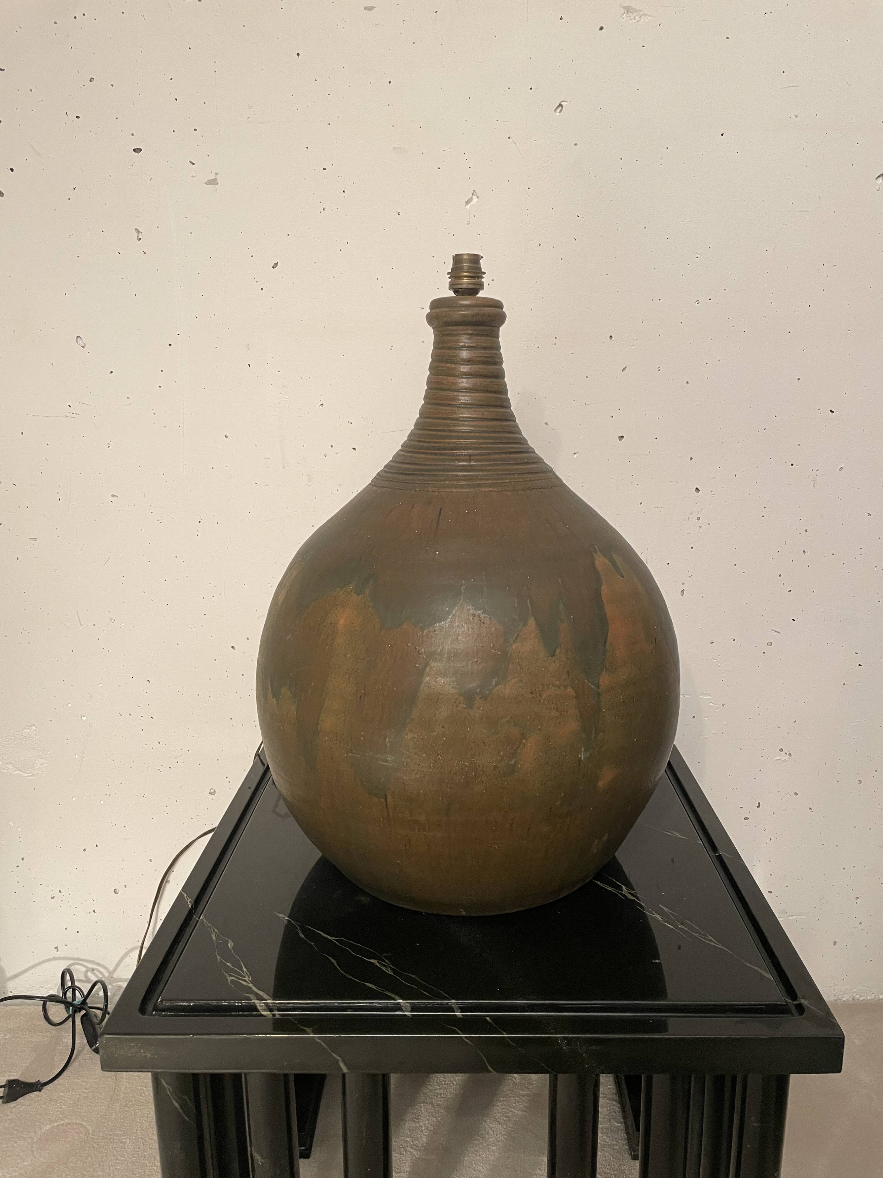 Ceramic lamp foot 1960