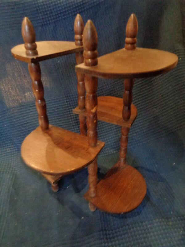 Étagére art décor art nouveau en bois shabby chic 6 étageres