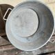 Bassine en zinc vintage