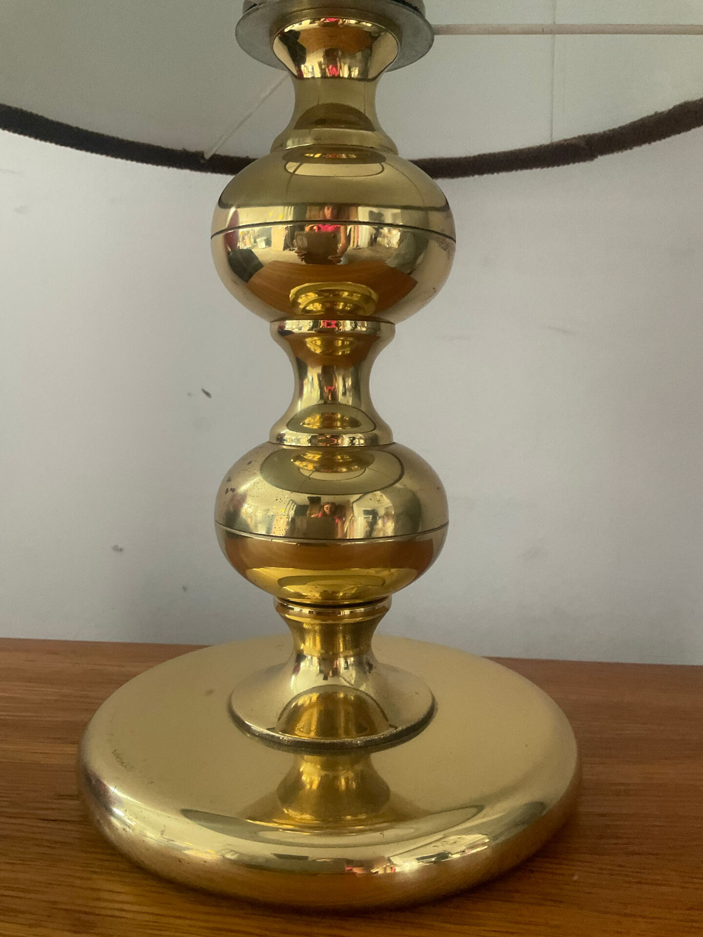 Brass lamp from the 60s-70s.