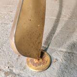 Golden metal coffee table, 70s