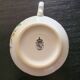 large breakfast cup saucer faience luneville kg street lamp flowers vintage