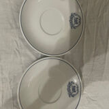 Lot of two cups and saucers national company of sleeping wagons