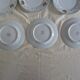 8 plates dessert porcelain Guy Degrenne decoration Basket fruit flowers