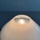 Simple opal glass wall light from the mid-century by Lamperti, 1960s, Italy.