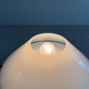 Simple opal glass wall light from the mid-century by Lamperti, 1960s, Italy.