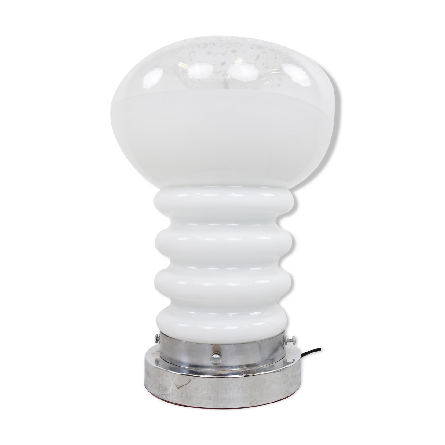 Vintage murano glass table lamp by Carlo Nason, 1970s