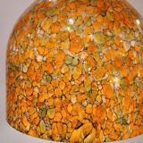 Lampara by Vidrio Millefiori, Peill & Putzler, Mid-century, Naranja, 70's –