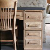 Desk and chair assembly