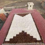 Beni Ouarain rug 300x200 cm – Thick wool with tribal patterns