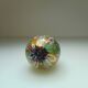 Presse papier œuf Murano Millefiori poudre d'or