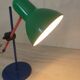 Lampe de bureau style Memphis bleu rouge vert
