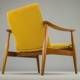 Mid-Century Danish Easy Chairs Model 138 by Finn Juhl for France & Søn, 19