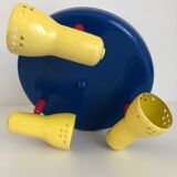 Metal ceiling lamp 3 spots from the 80s