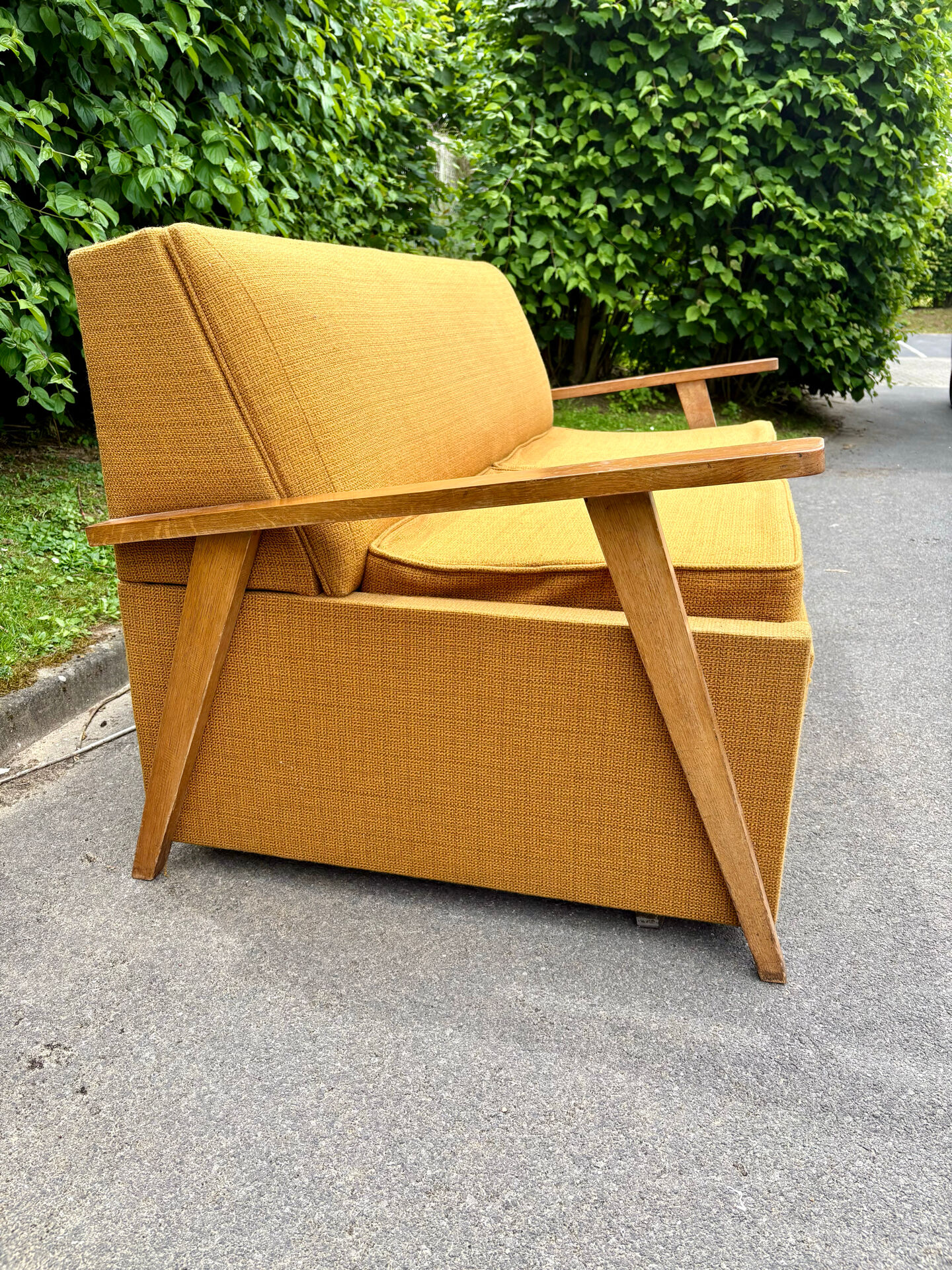 Canapé convertible vintage années 60/70