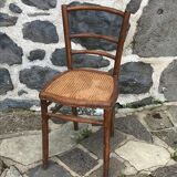 Chaise avec assise en cannage