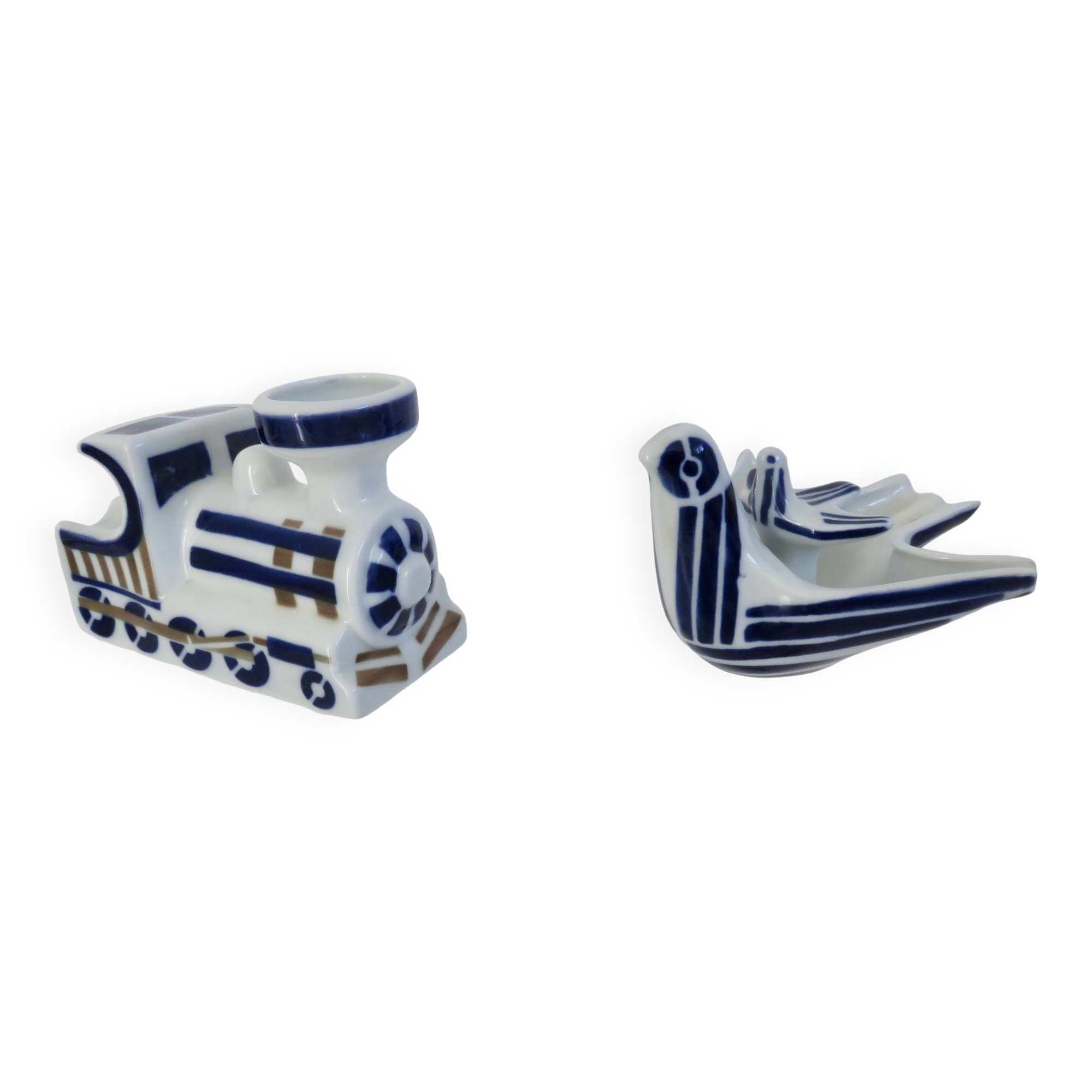 Set of 2 ceramic ashtrays from Sagardelos, Spain, 1970